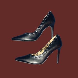 Christian Siriano | Black Studded Pumps